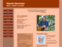 Tablet Screenshot of howienewman.com